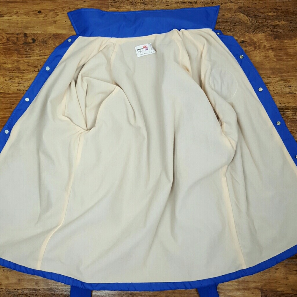 HELD Vintage 70's Blue Nylon Patched Jacket - Picture 7 of 9